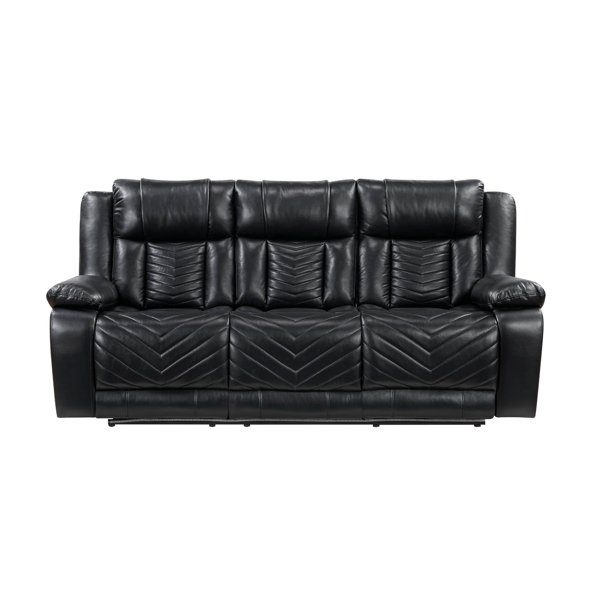 8457BLK*2PW 2pc Set: Sofa, Love (Power) from Homelegance - Luna Furniture