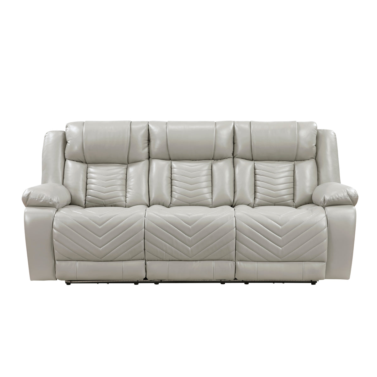 8457GRY*2PW 2pc Set: Sofa, Love (Power) from Homelegance - Luna Furniture