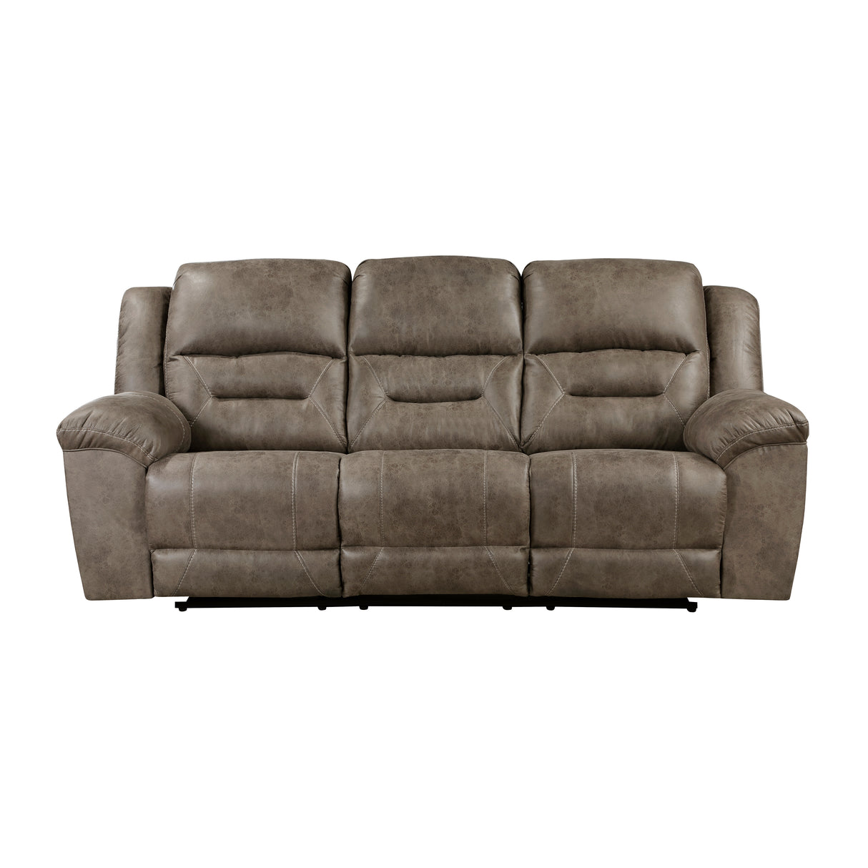 Hazen Black Double Reclining Sofa from Homelegance - Luna Furniture