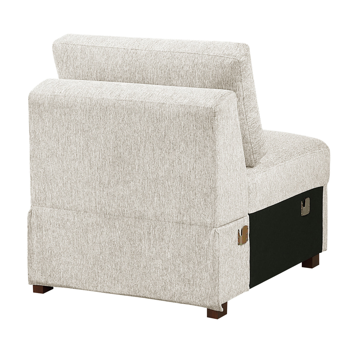 Isla Beige 6-Piece Sectional with Reversible Chaise, Pull-out Bed, Hidden Storage and Ottoman from Homelegance - Luna Furniture