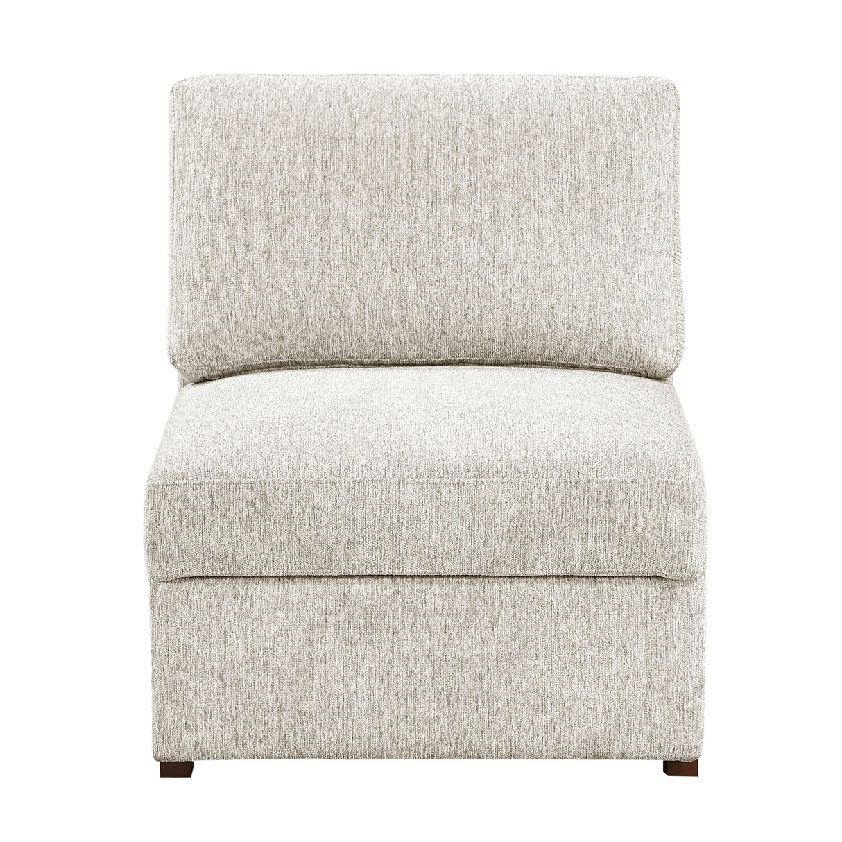 Isla Beige 6-Piece Sectional with Reversible Chaise, Pull-out Bed, Hidden Storage and Ottoman from Homelegance - Luna Furniture