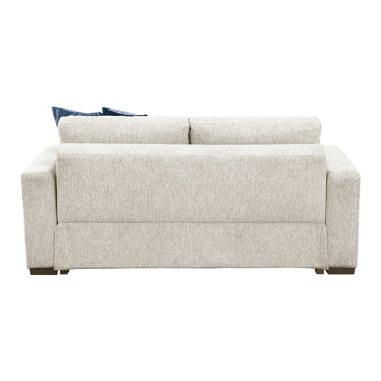 Isla Beige Loveseat with Pull-out Bed and Click Motion Back from Homelegance - Luna Furniture