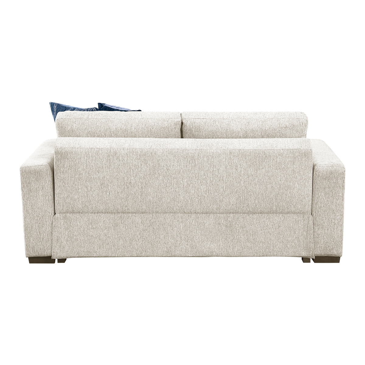 8548BE-215ACLA4* (2)CONVERTIBLE CHAIR AND HALF WITH PULL-OUT BED, CLICK MOTION BACK AND TWO ROLL ARMS from Homelegance - Luna Furniture