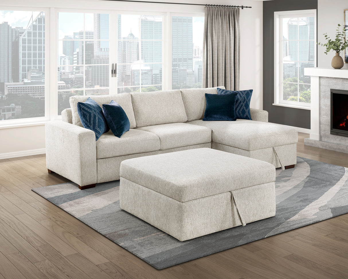 8548BE-2A Armless 2-Seater from Homelegance - Luna Furniture