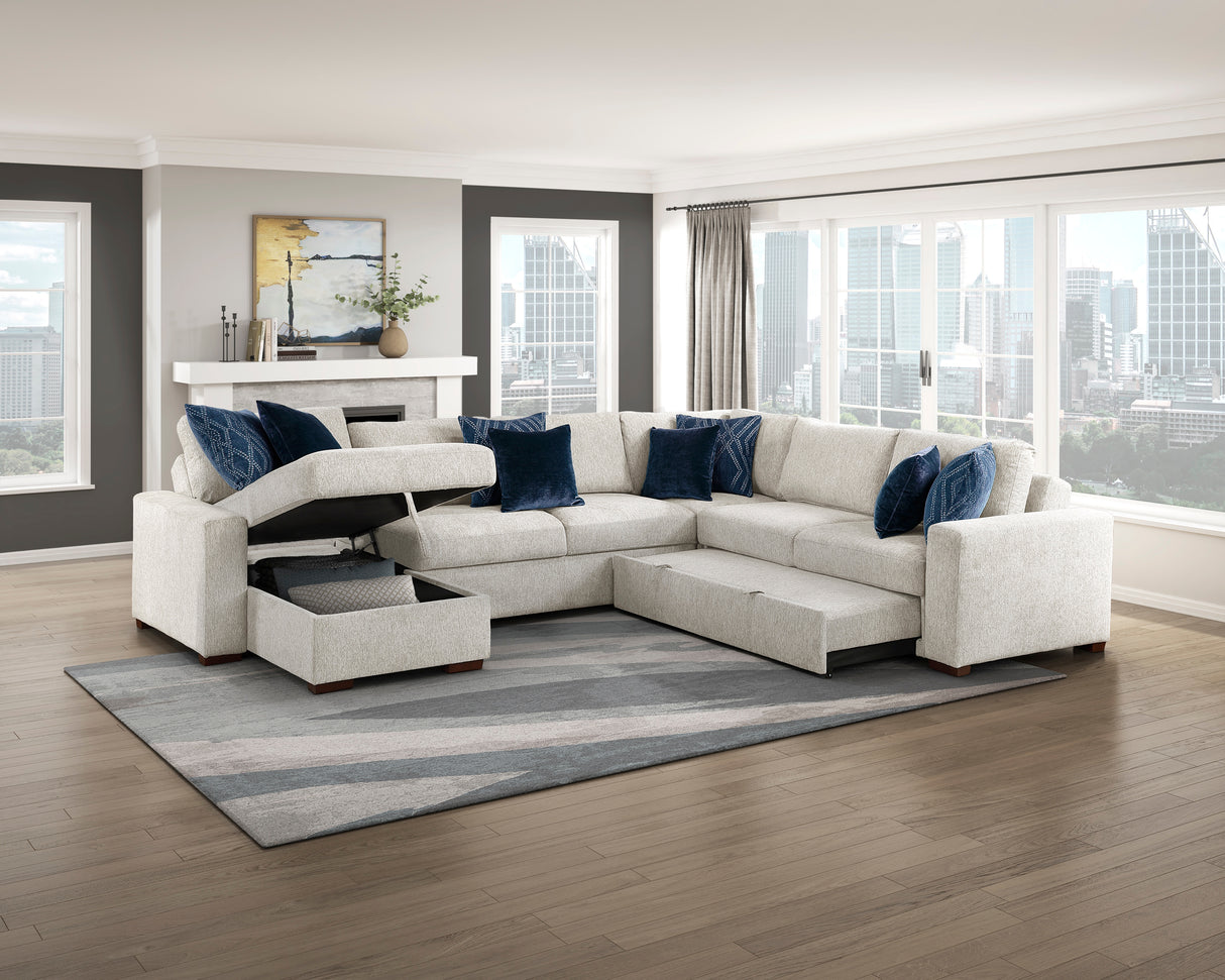 8548BE-2A Armless 2-Seater from Homelegance - Luna Furniture