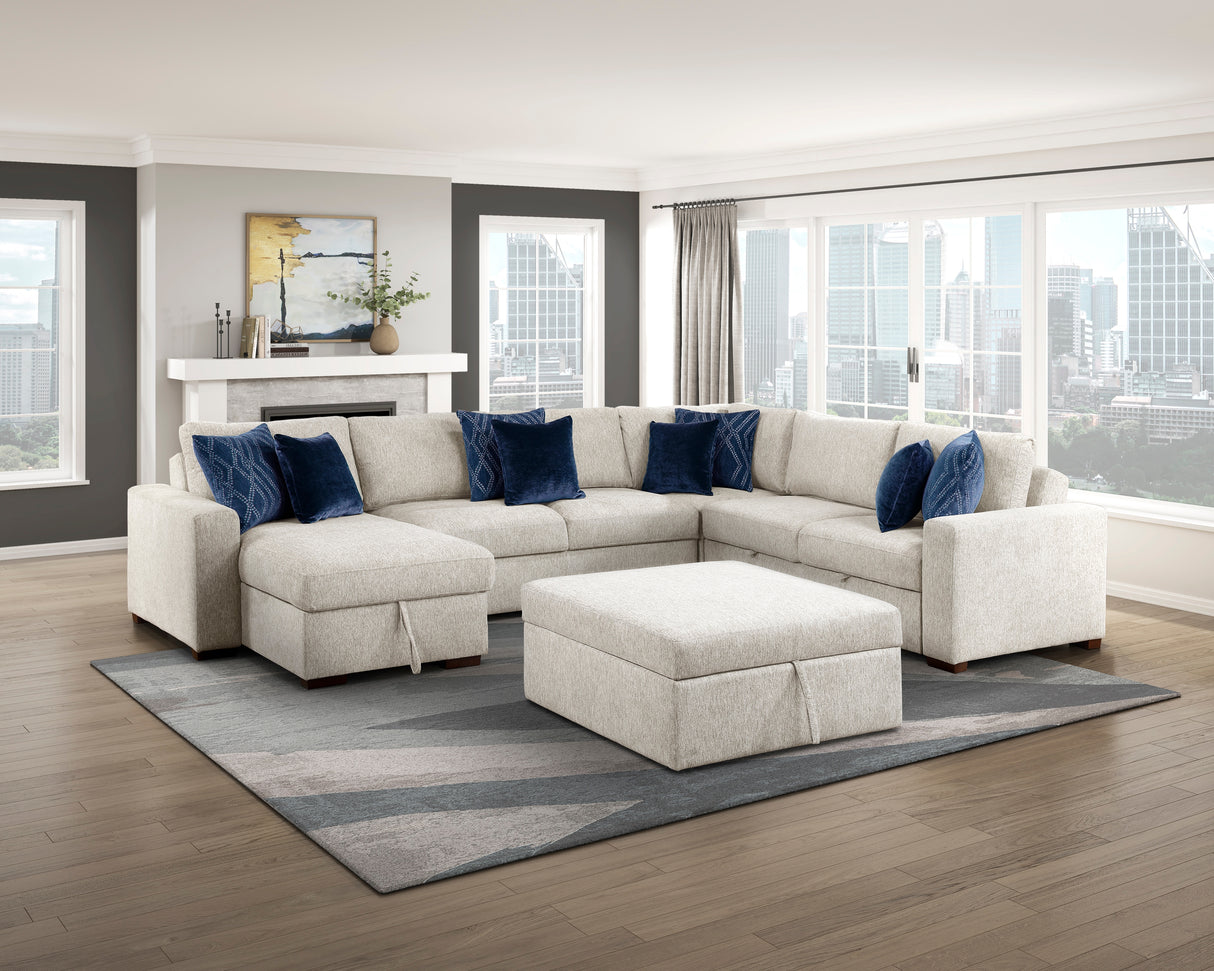 8548BE-2A Armless 2-Seater from Homelegance - Luna Furniture