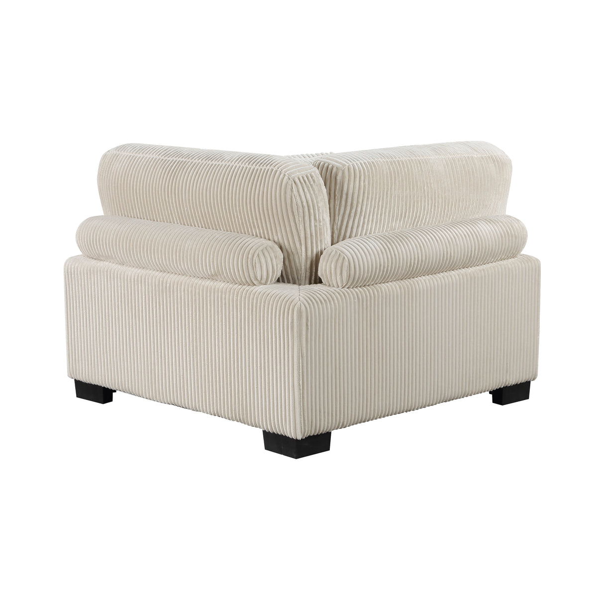 Traverse Beige Corduroy Armless Chair from Homelegance - Luna Furniture