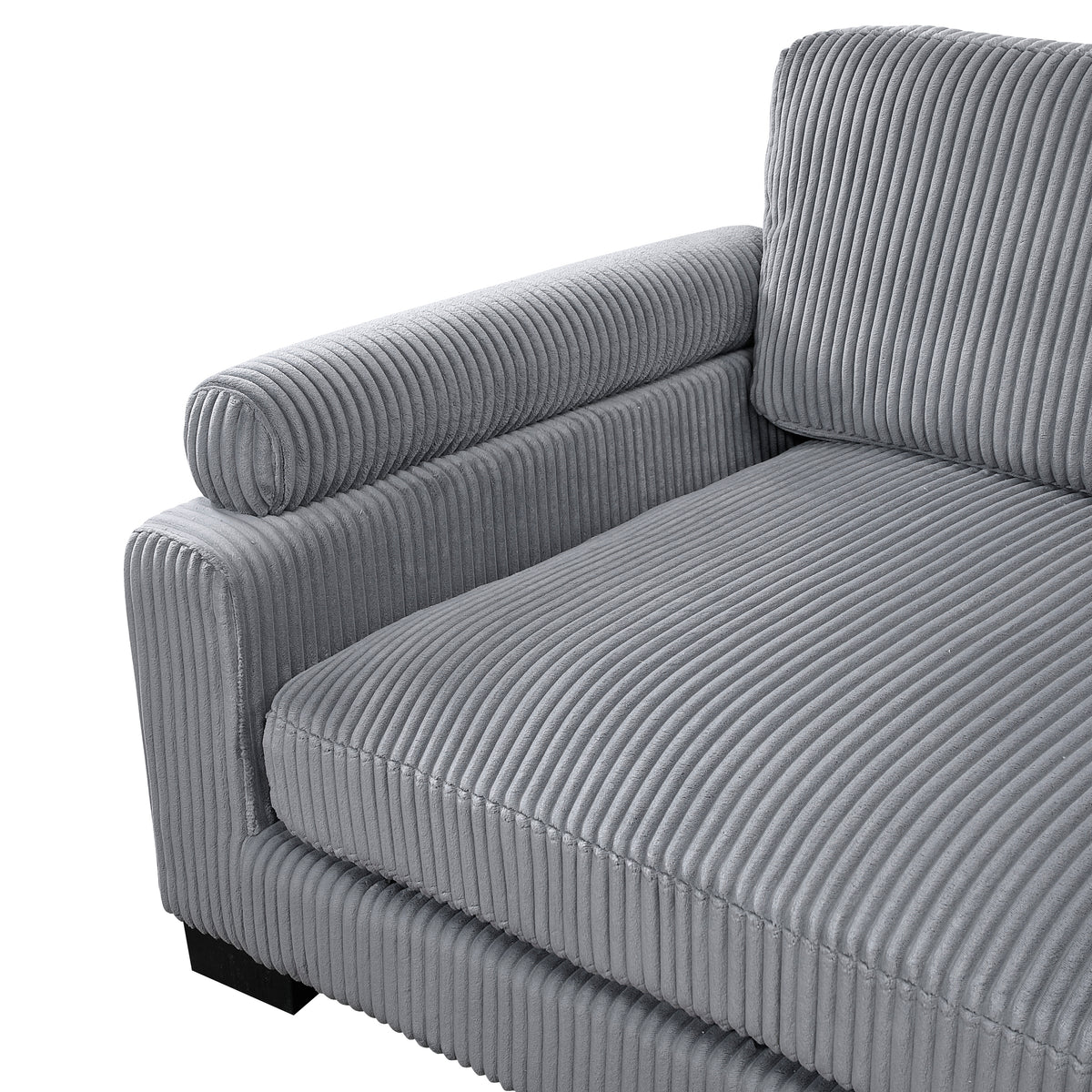 8555GY*2AC2VC (4)4-Piece Modular Sectional with Reversible Chaise from Homelegance - Luna Furniture