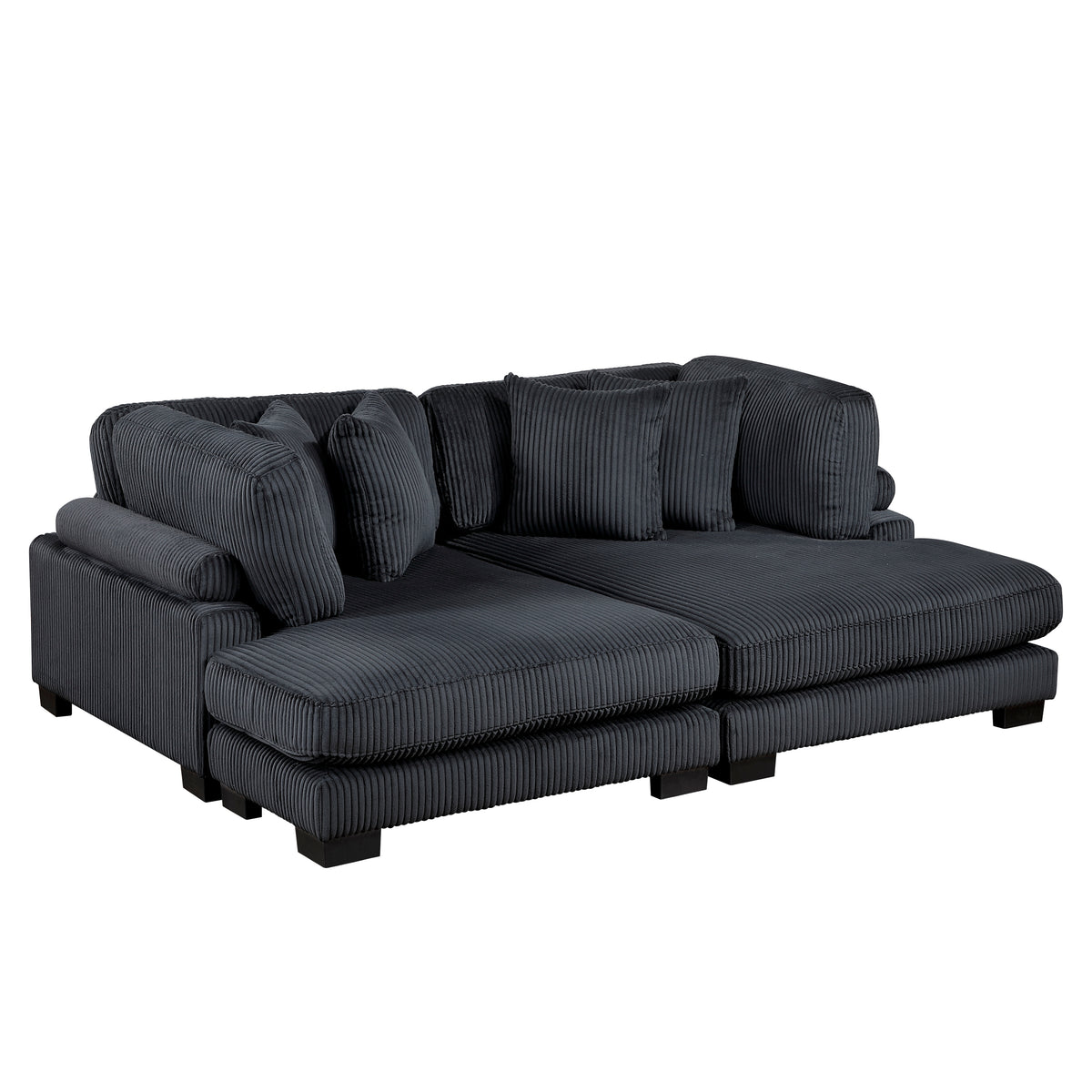 8555BK*2VC (2)2-Piece Chaise Lounge from Homelegance - Luna Furniture