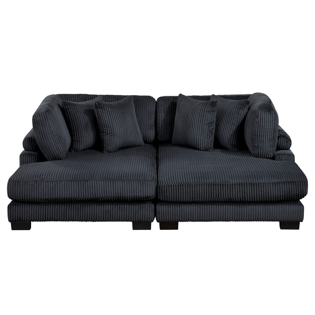 8555BK*2VC (2)2-Piece Chaise Lounge from Homelegance - Luna Furniture