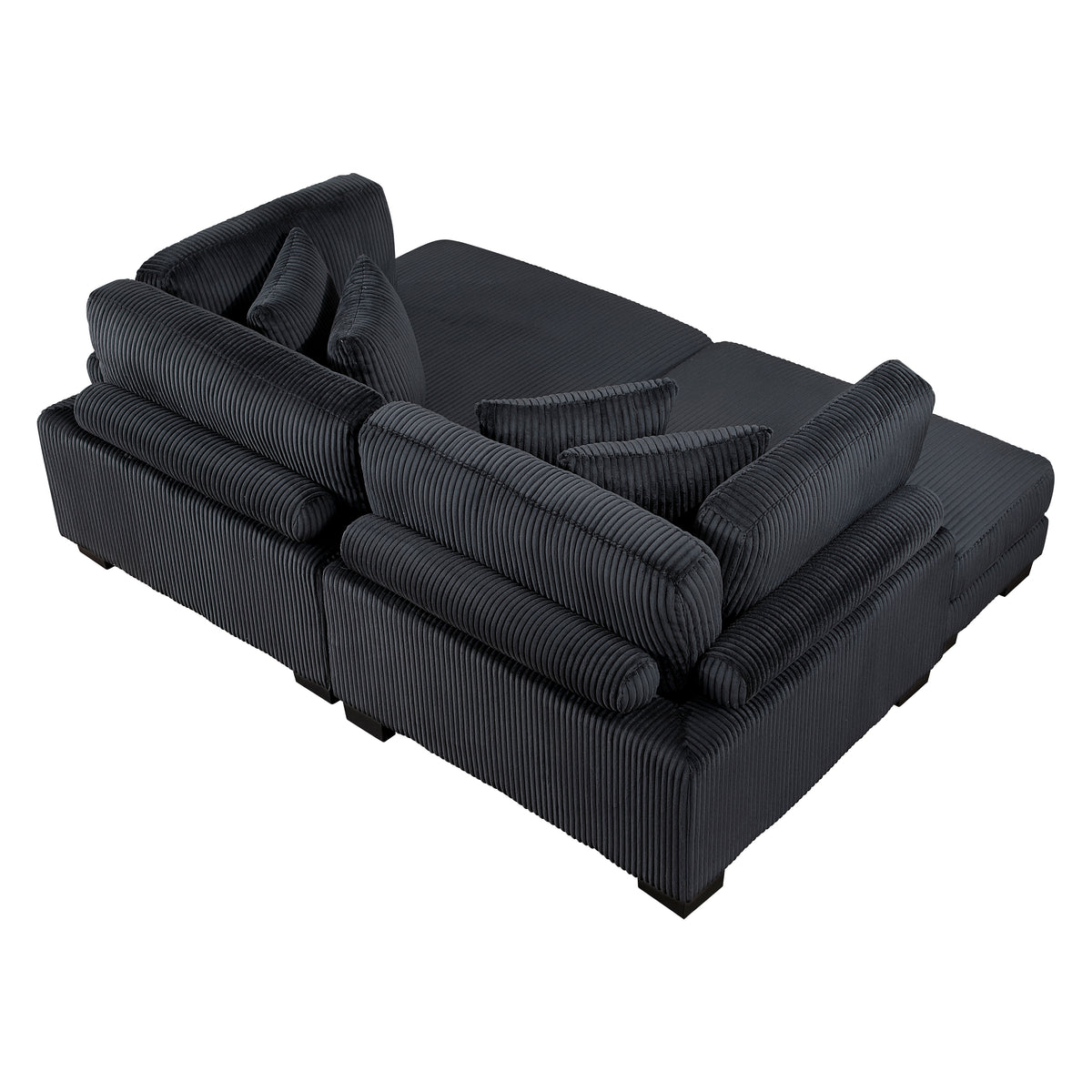 8555BK*2VC (2)2-Piece Chaise Lounge from Homelegance - Luna Furniture