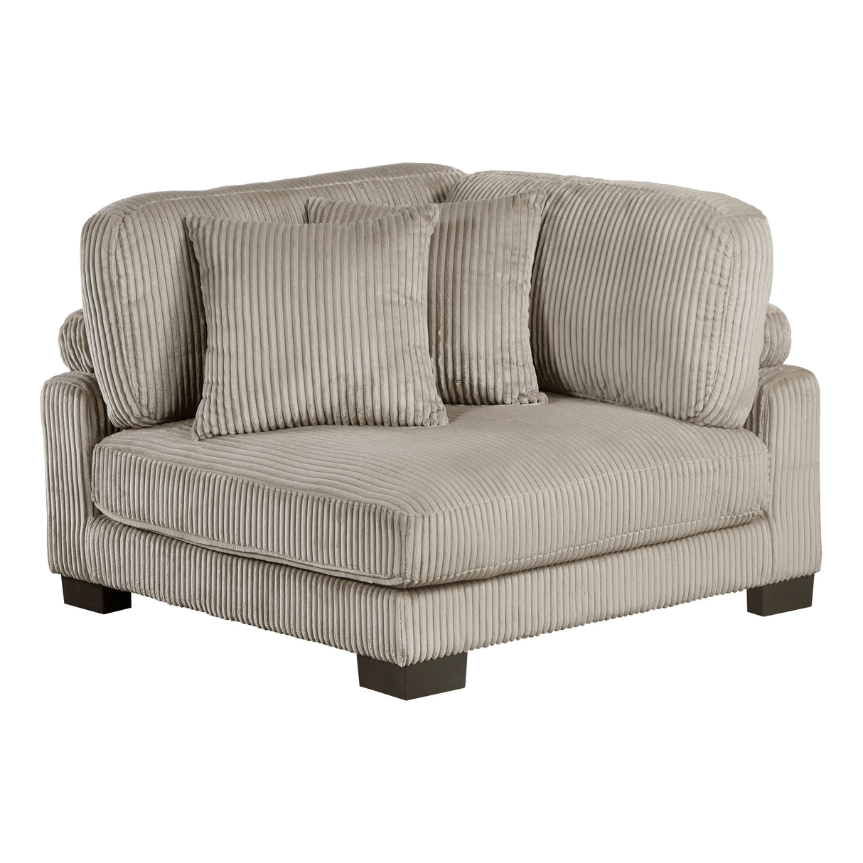 Traverse Taupe Corner Seat from Homelegance - Luna Furniture
