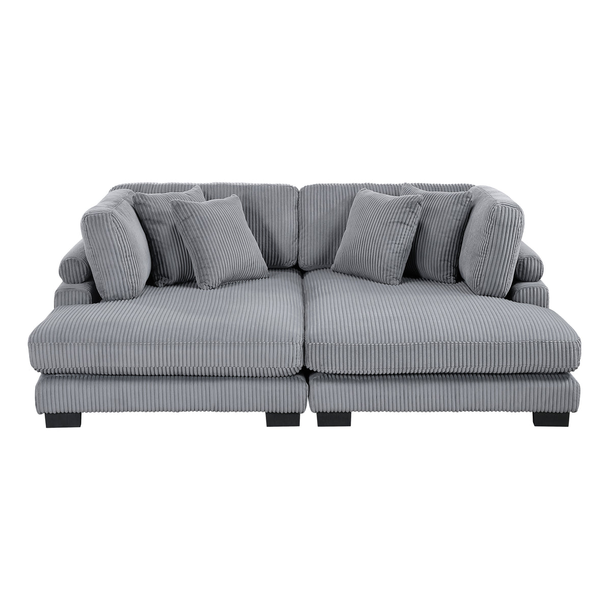 8555GY*2VC (2)2-Piece Chaise Lounge from Homelegance - Luna Furniture