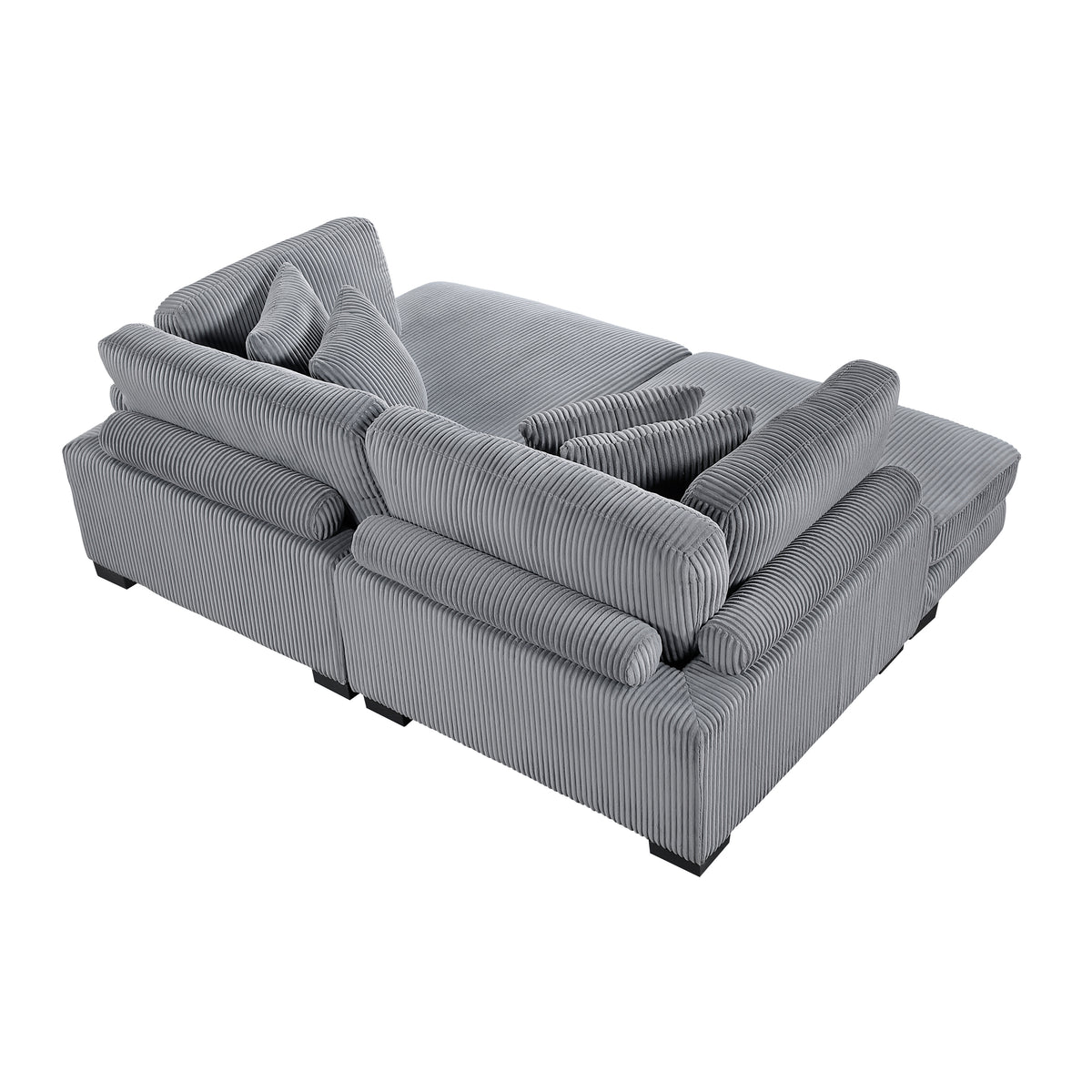 8555GY*2VC (2)2-Piece Chaise Lounge from Homelegance - Luna Furniture