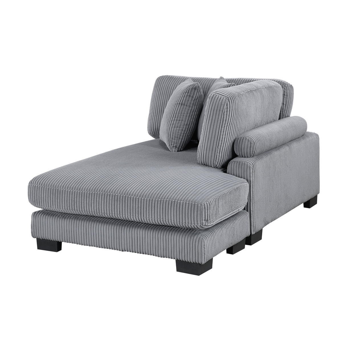 8555GY-VC Reversible Chaise from Homelegance - Luna Furniture