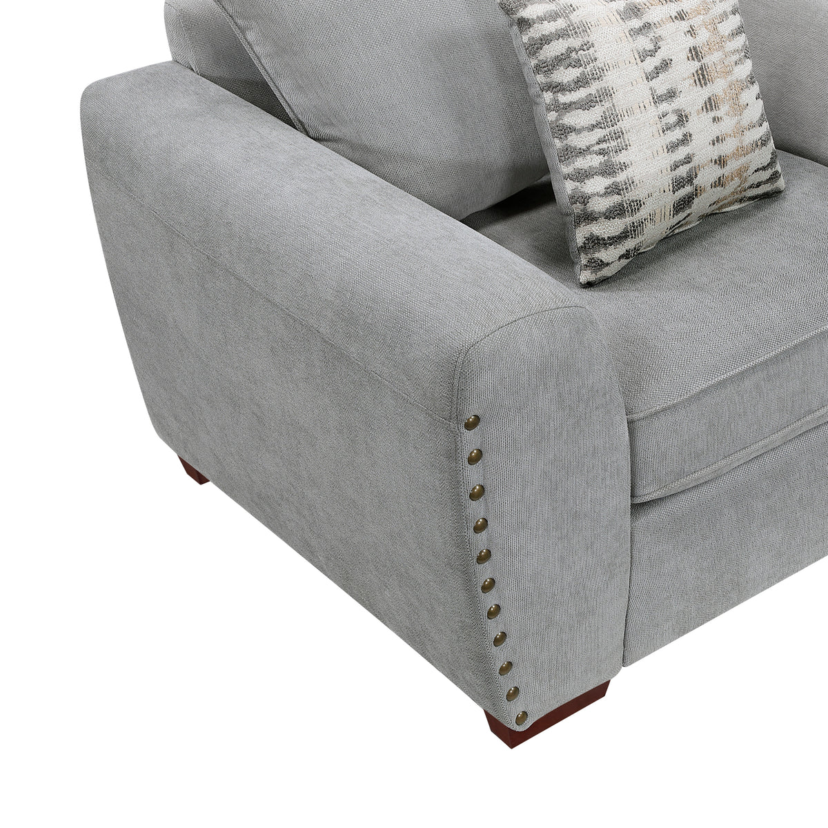 Silverthorne Gray 2-Piece Living Room Set from Homelegance - Luna Furniture