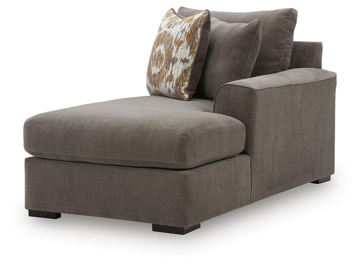 Larson Levee Espresso Right-Arm Facing Corner Chaise from Ashley - Luna Furniture