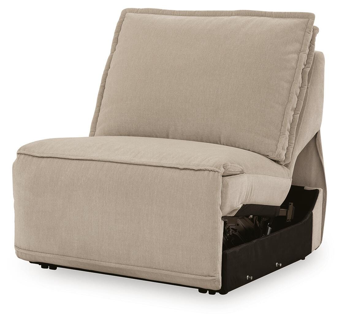 Carceri Cashmere Armless Power Recliner from Ashley Furniture - Luna Furniture