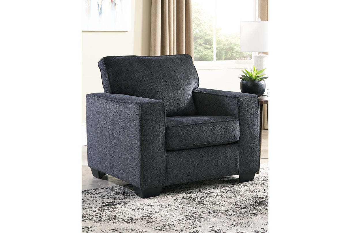 Altari Slate Sofa, Loveseat and Chair from Ashley Furniture - Luna Furniture