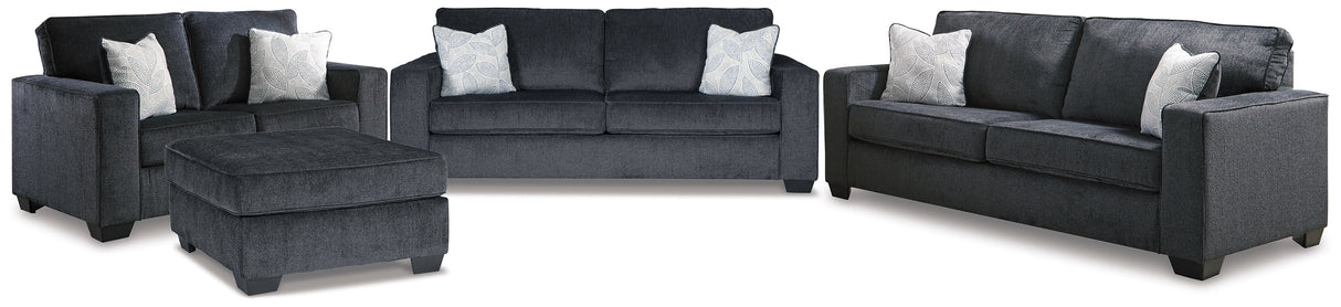 Altari Slate Sofa Sleeper, Sofa, Loveseat, and Ottoman from Ashley - Luna Furniture