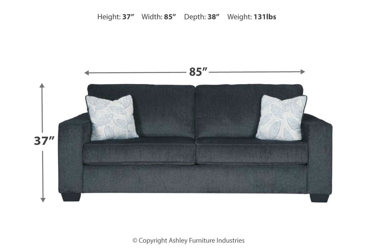 Altari Slate Sofa, Loveseat and Chair from Ashley Furniture - Luna Furniture