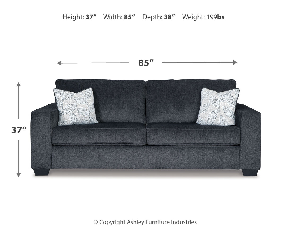 Altari Slate Sofa Sleeper and Loveseat from Ashley - Luna Furniture