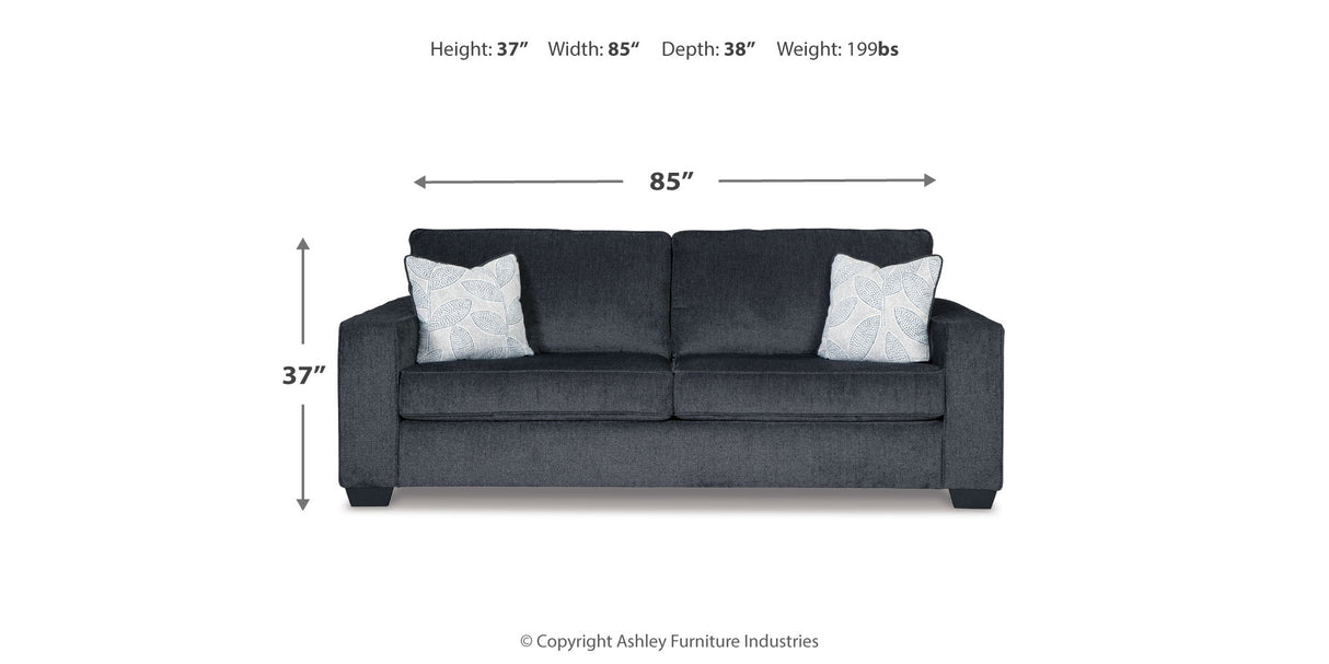 Altari Slate Sofa Sleeper with Chair from Ashley Furniture - Luna Furniture