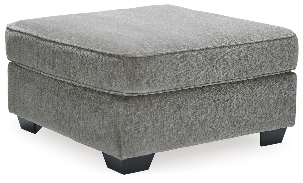 Altari 2-Piece Sectional with Ottoman in Alloy from Ashley Furniture - Luna Furniture