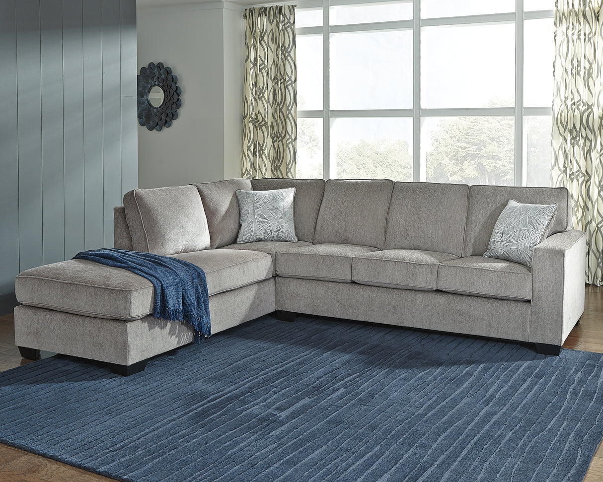 Altari Alloy 2-Piece LAF Chaise Sleeper Sectional from Ashley - Luna Furniture