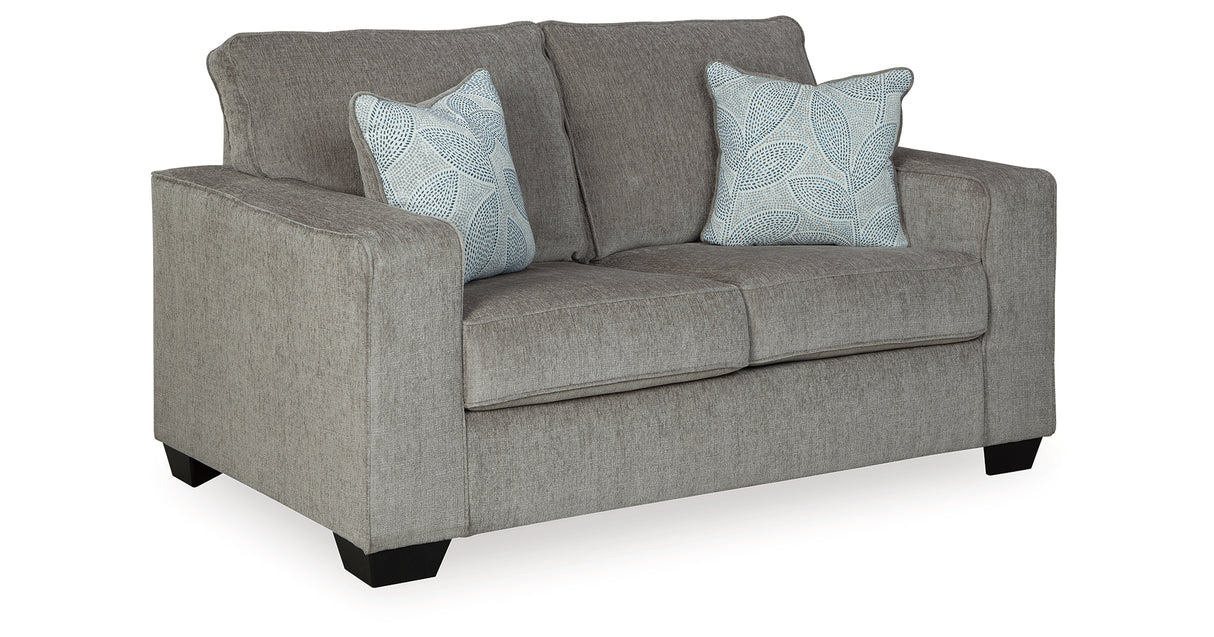 Altari Alloy 2-Piece Sleeper Sectional, Loveseat and Ottoman from Ashley Furniture - Luna Furniture