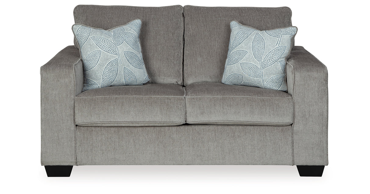 Altari Alloy 2-Piece Sleeper Sectional, Loveseat and Ottoman from Ashley Furniture - Luna Furniture