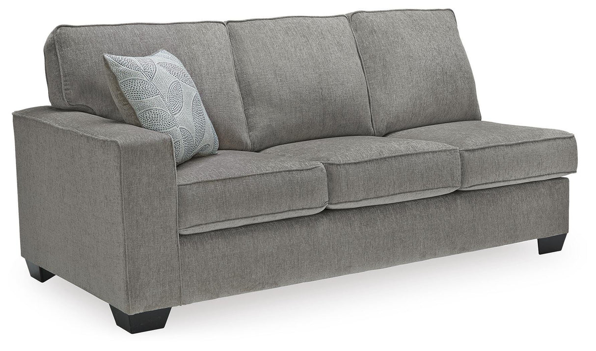 Altari Gray 2-Piece Sectional with Chaise and Oversized Ottoman from Ashley - Luna Furniture