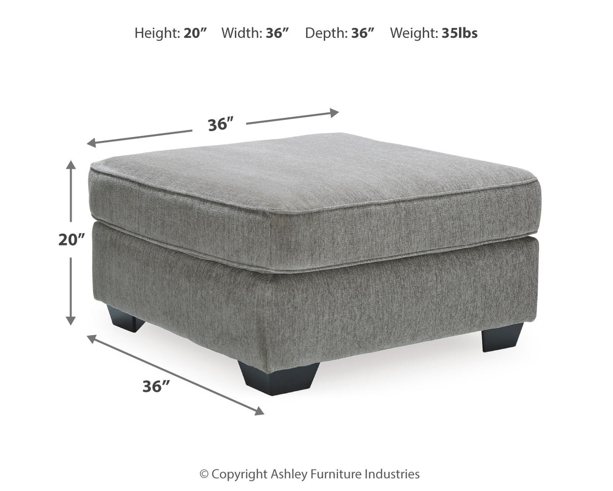 Altari Alloy 2-Piece Sleeper Sectional, Loveseat and Ottoman from Ashley - Luna Furniture