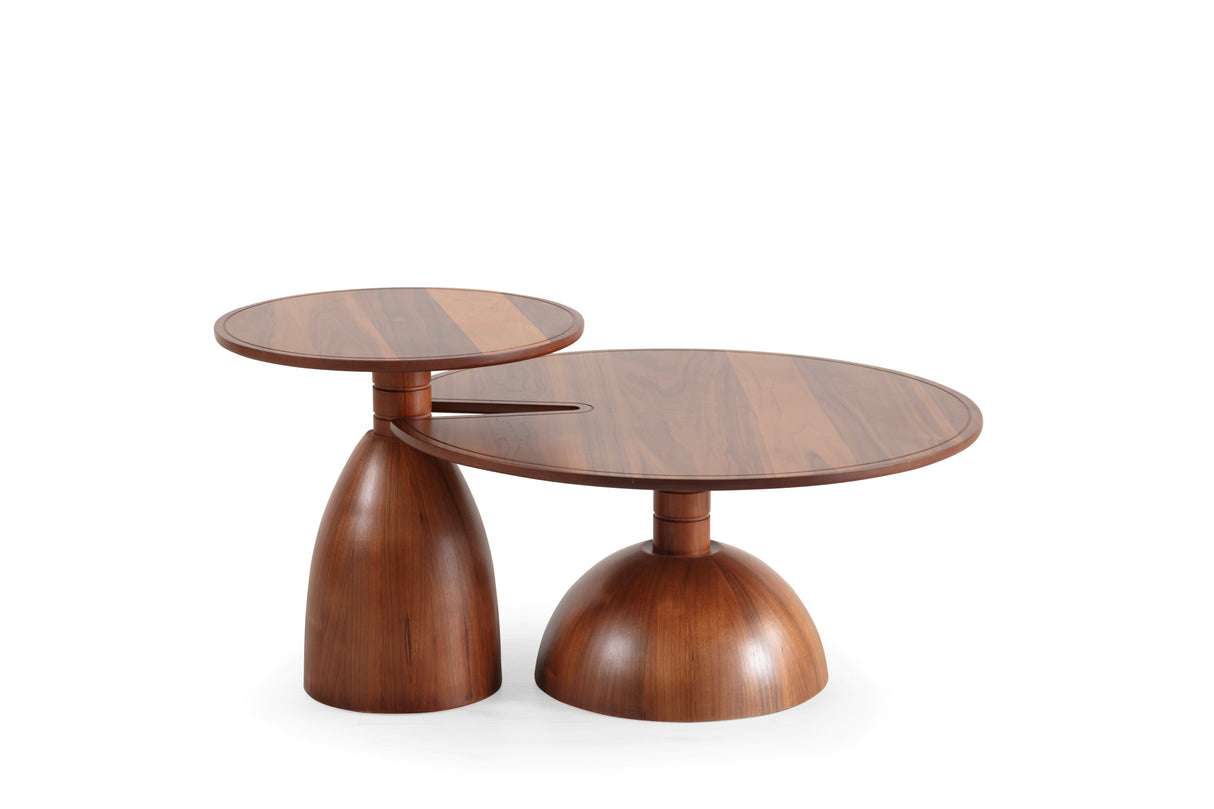 Horizon Walnut 2-Piece Coffee Table Set from Nova Furniture - Luna Furniture