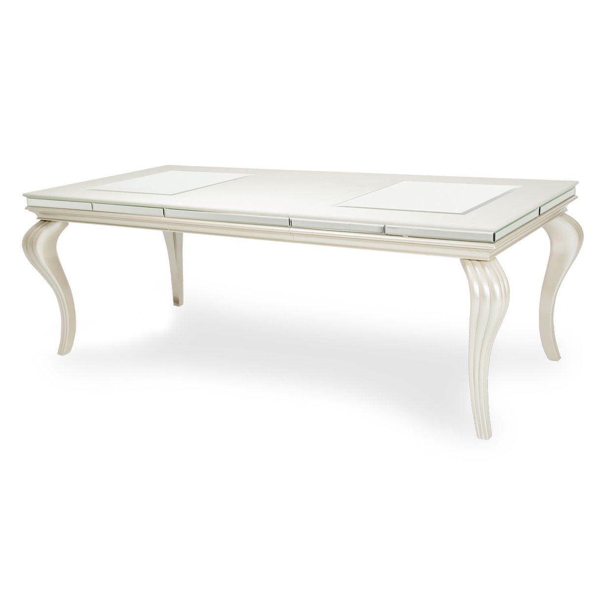 Hollywood Loft Frost 4 Leg Dining Table from Michael Amini - Luna Furniture