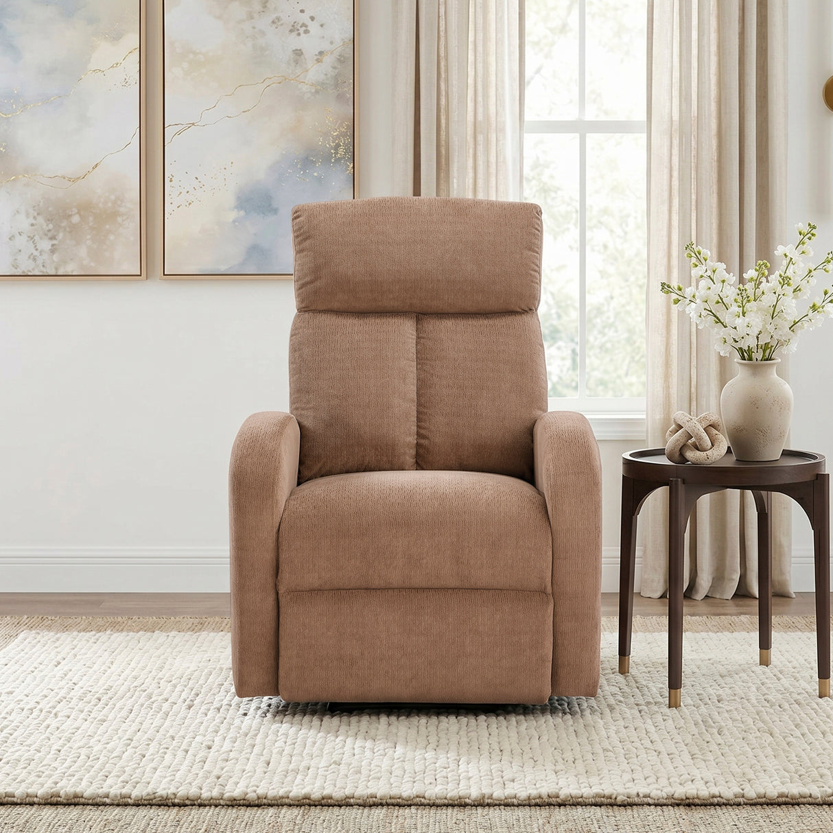 9004BRW-1LT Power Lift Chair from Homelegance - Luna Furniture