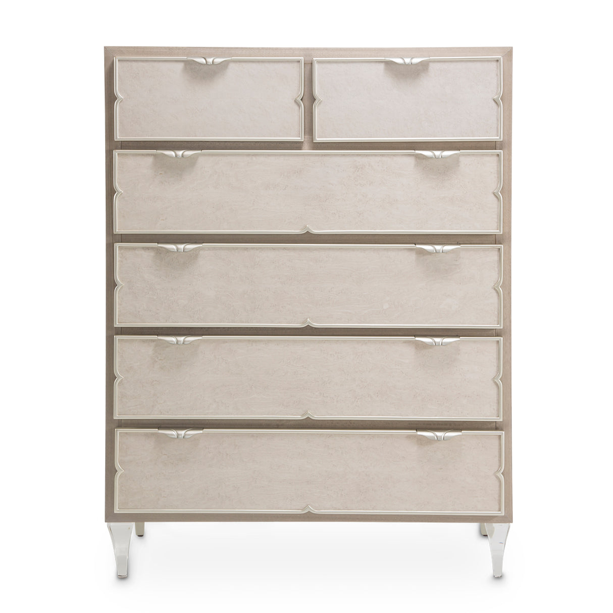 Camden Court Pearl 6-drawer Chest from Michael Amini - Luna Furniture
