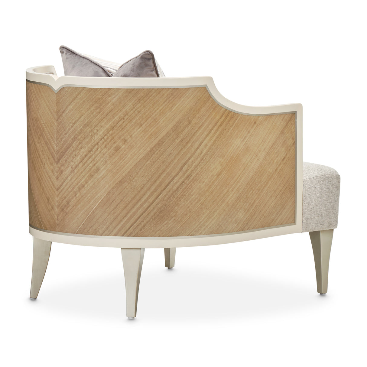 Camden Court Platinum Accent Chair from Michael Amini - Luna Furniture