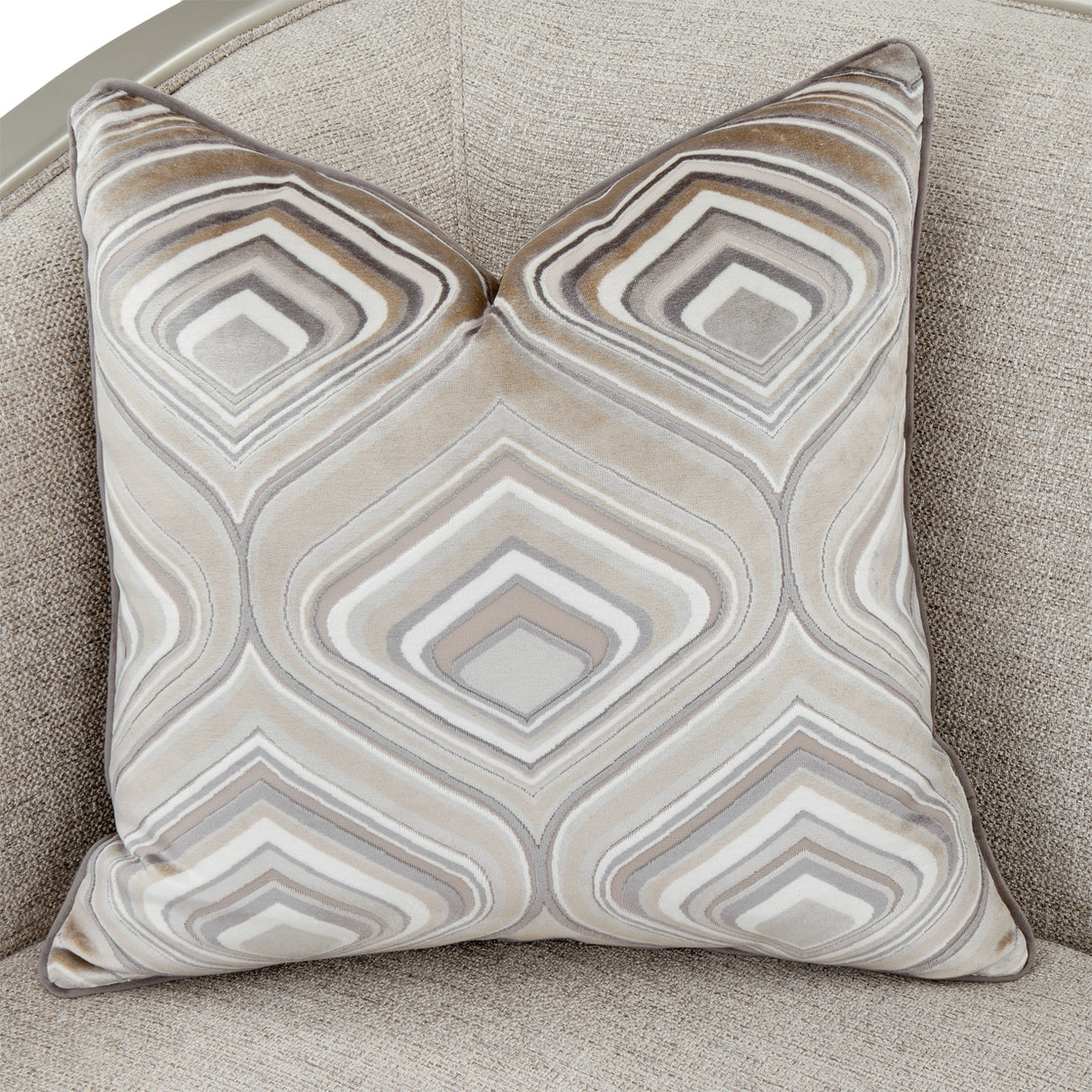 Camden Court Platinum Chair And A Half from Michael Amini - Luna Furniture