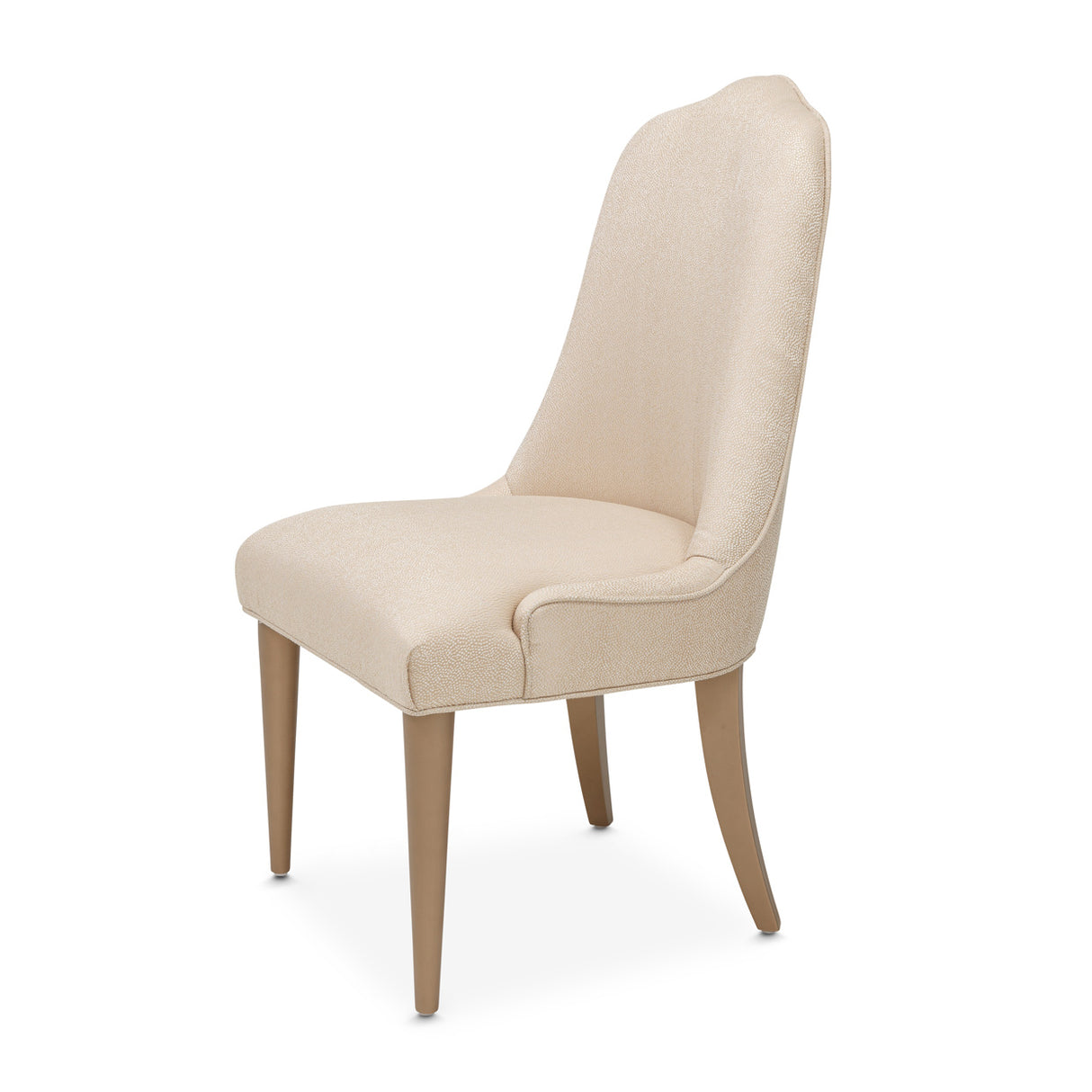 Malibu Crest Crotch Mahogany Burnished Gold Dining Side Chair from Michael Amini - Luna Furniture