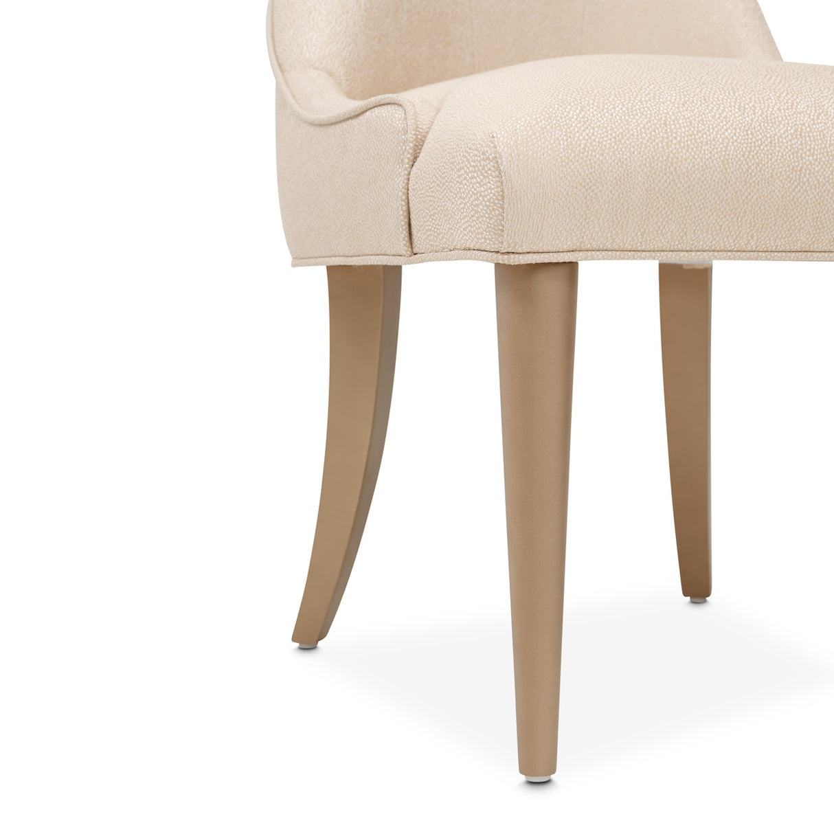 Malibu Crest Crotch Mahogany Burnished Gold Dining Side Chair from Michael Amini - Luna Furniture