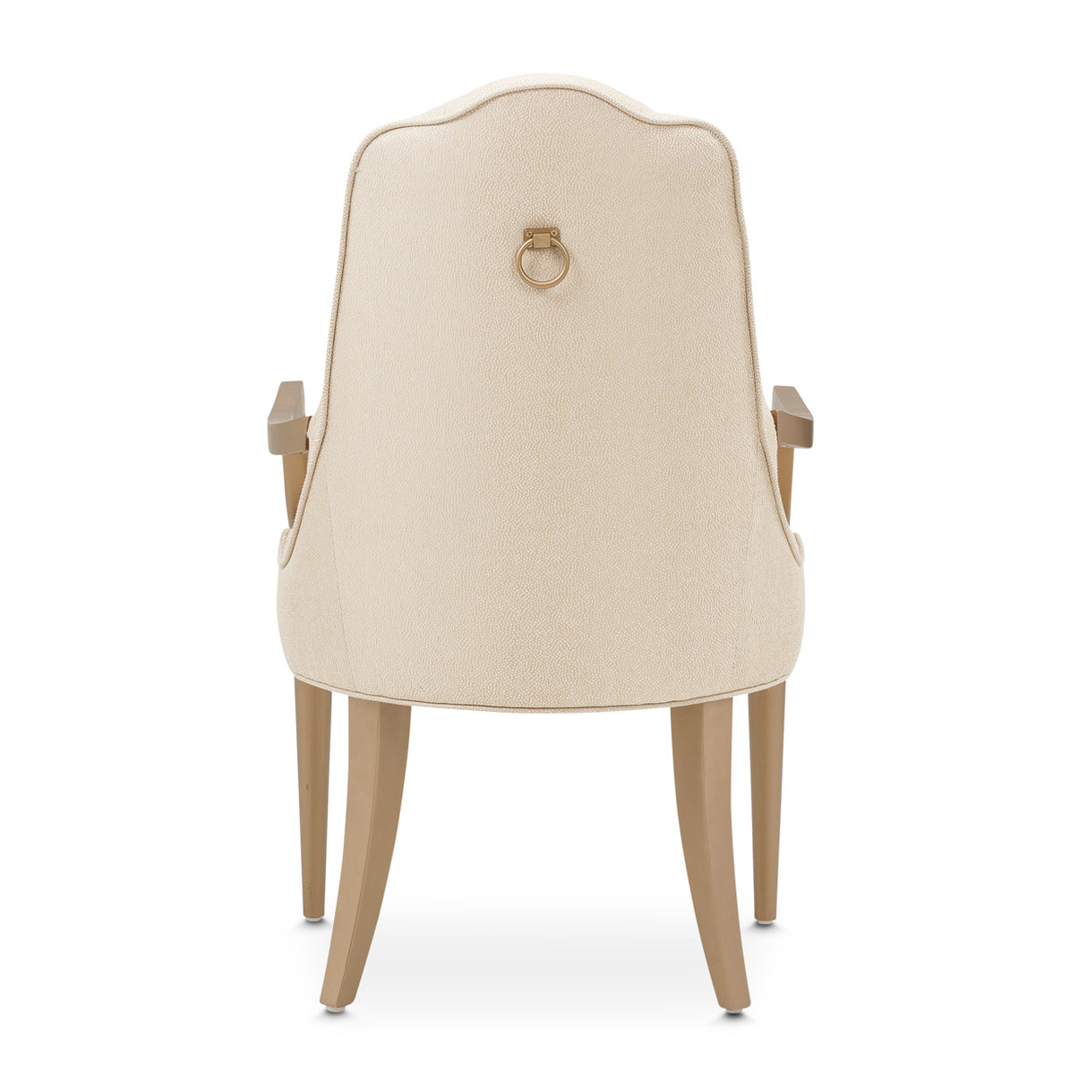 Malibu Crest Crotch Mahogany Burnished Gold Arm Chair