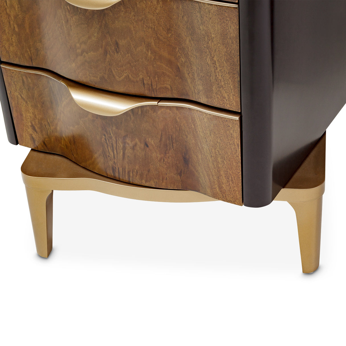 Malibu Crest Crotch Mahogany Crotch Mahogany Swivel Chiffonier Lingerie Chest from Michael Amini - Luna Furniture