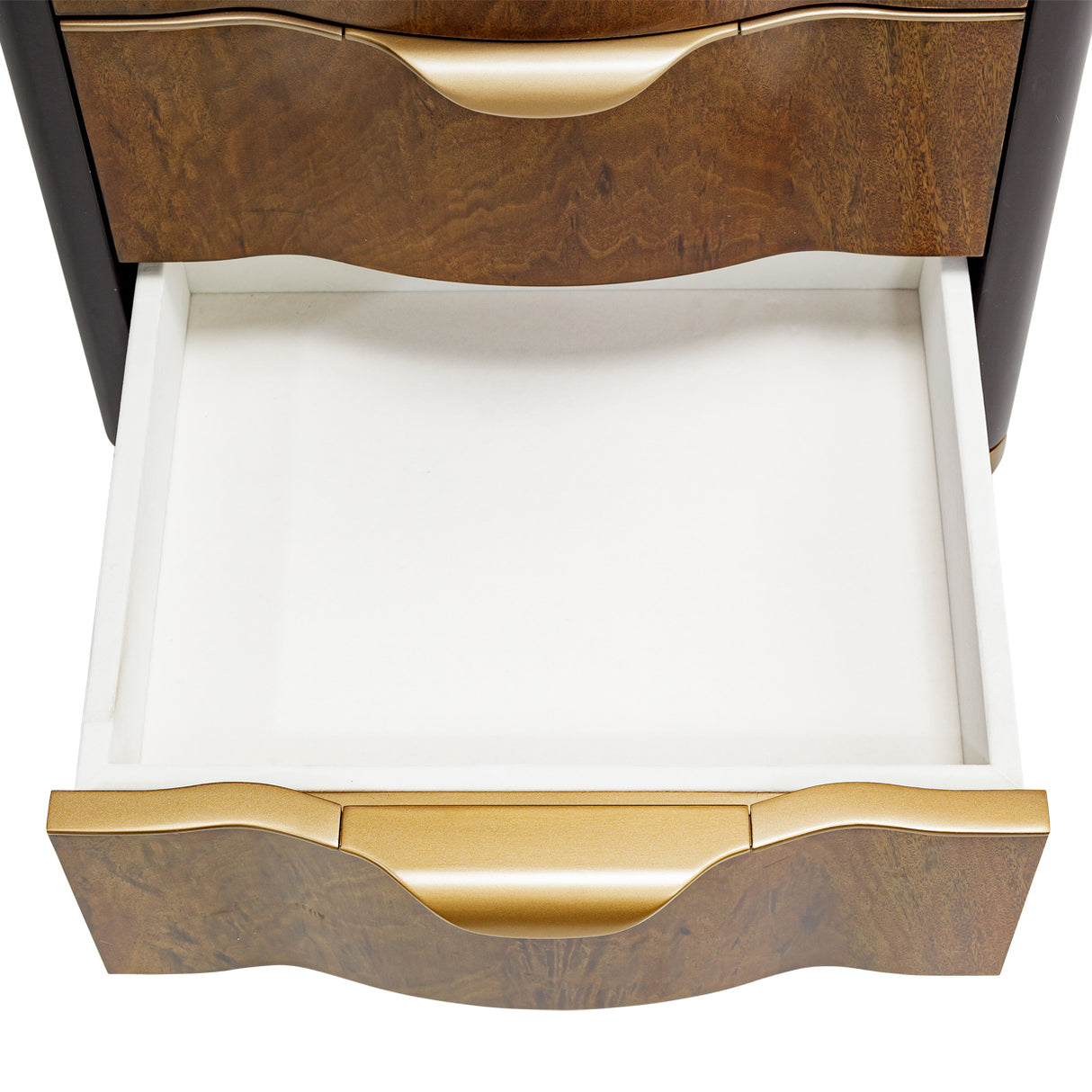 Malibu Crest Crotch Mahogany Crotch Mahogany Swivel Chiffonier Lingerie Chest from Michael Amini - Luna Furniture