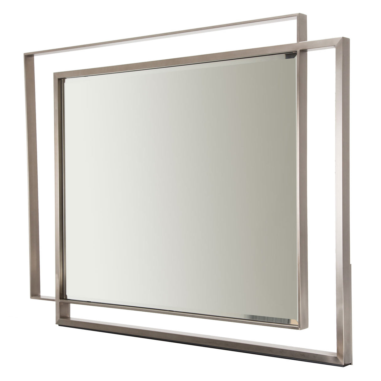 Metro Lights Midnight Wall Mirror from Michael Amini - Luna Furniture