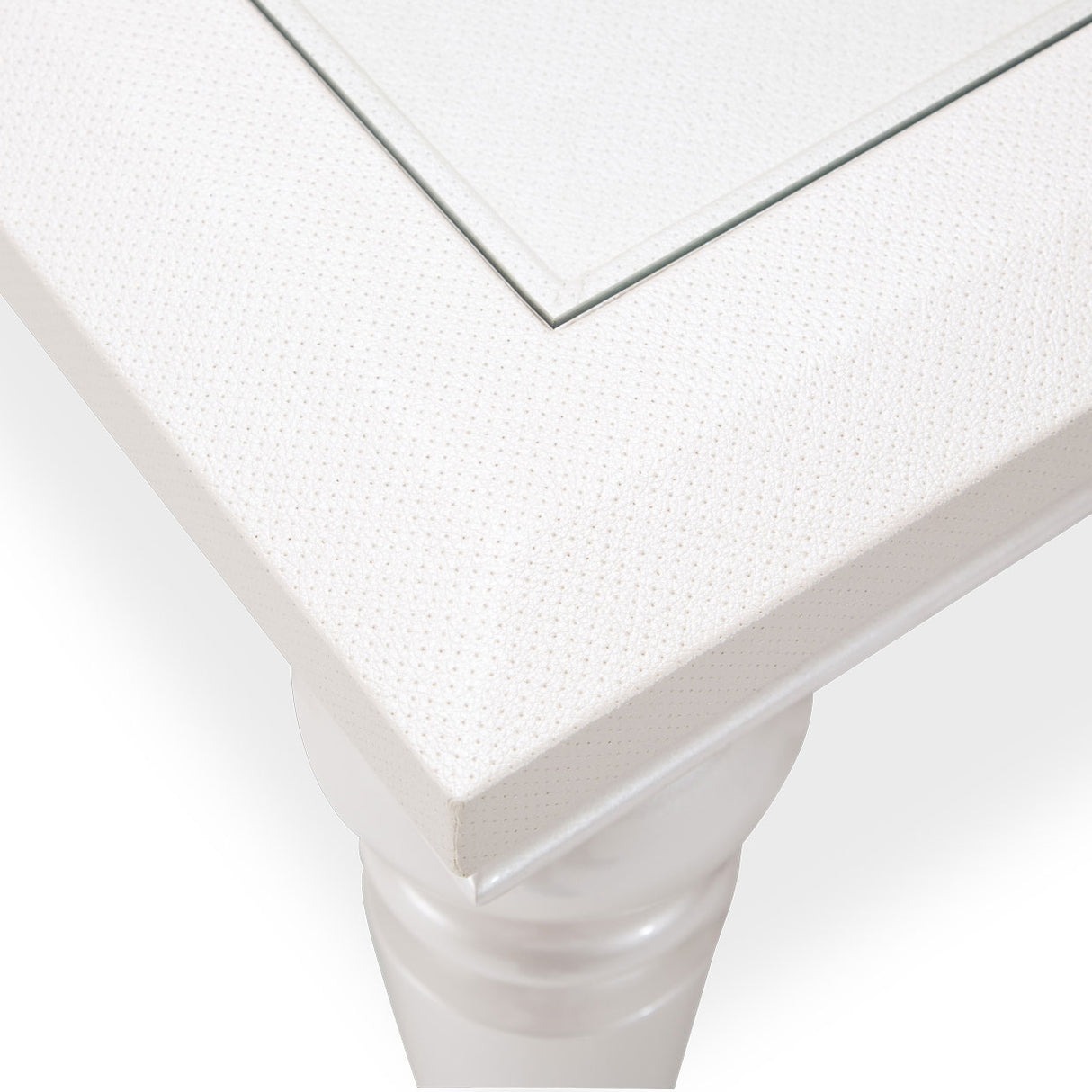 Glimmering Heights Ivory Dining Table from Michael Amini - Luna Furniture