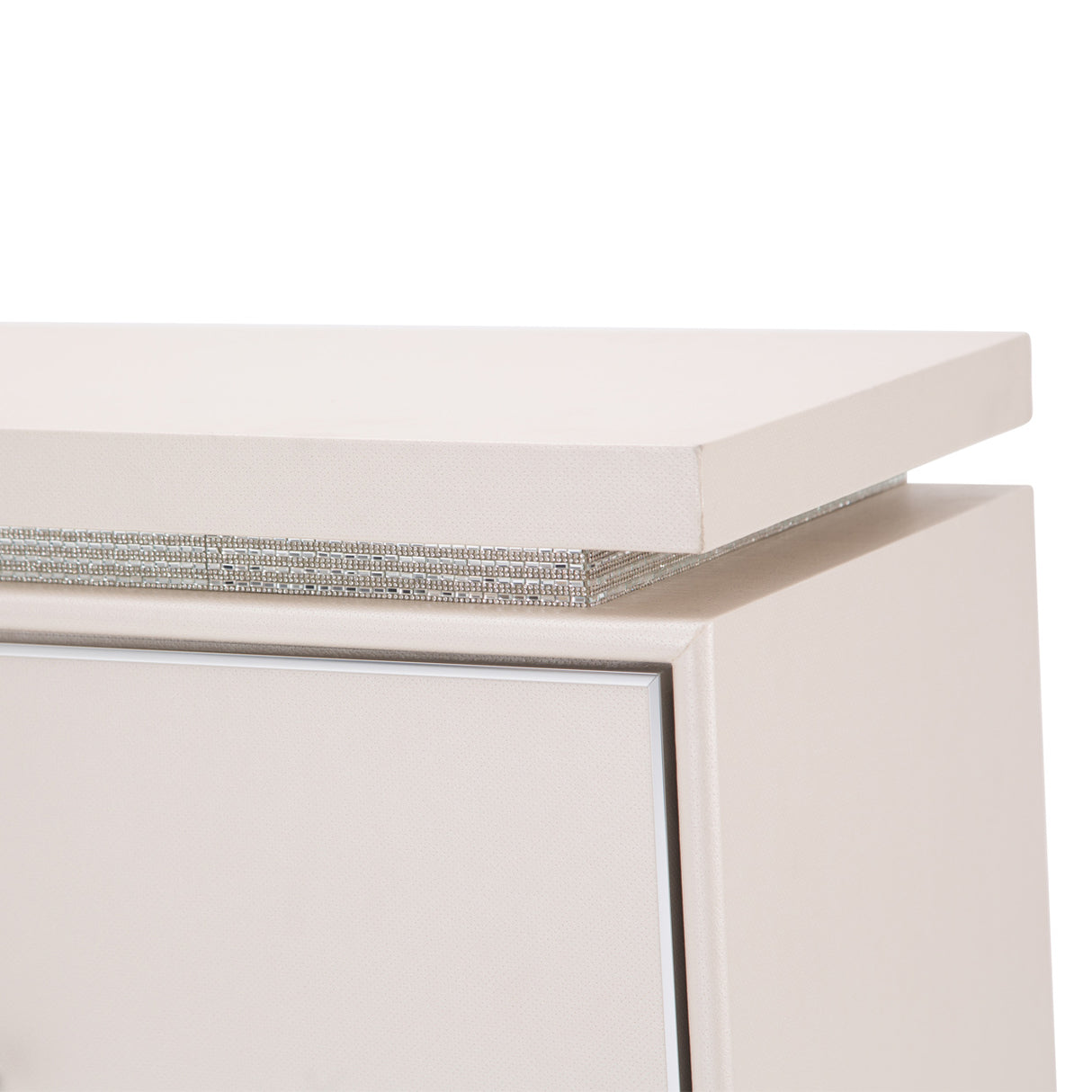 Glimmering Heights Ivory Sideboard With Mirror from Michael Amini - Luna Furniture