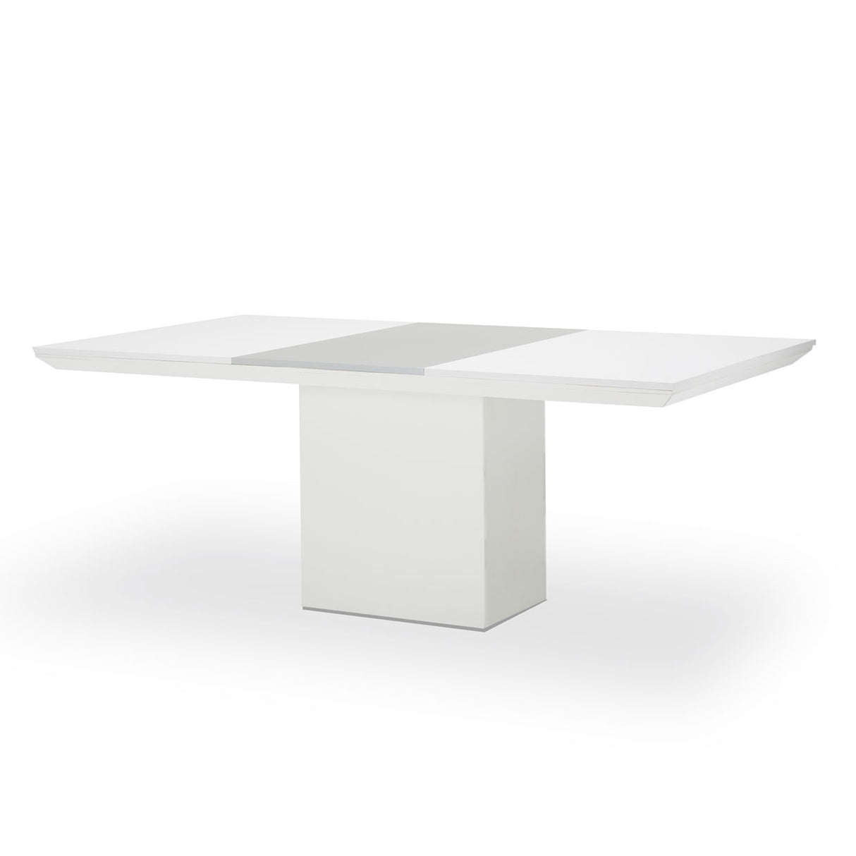 Horizons Cloud White Rectangular Dining Table from Michael Amini - Luna Furniture