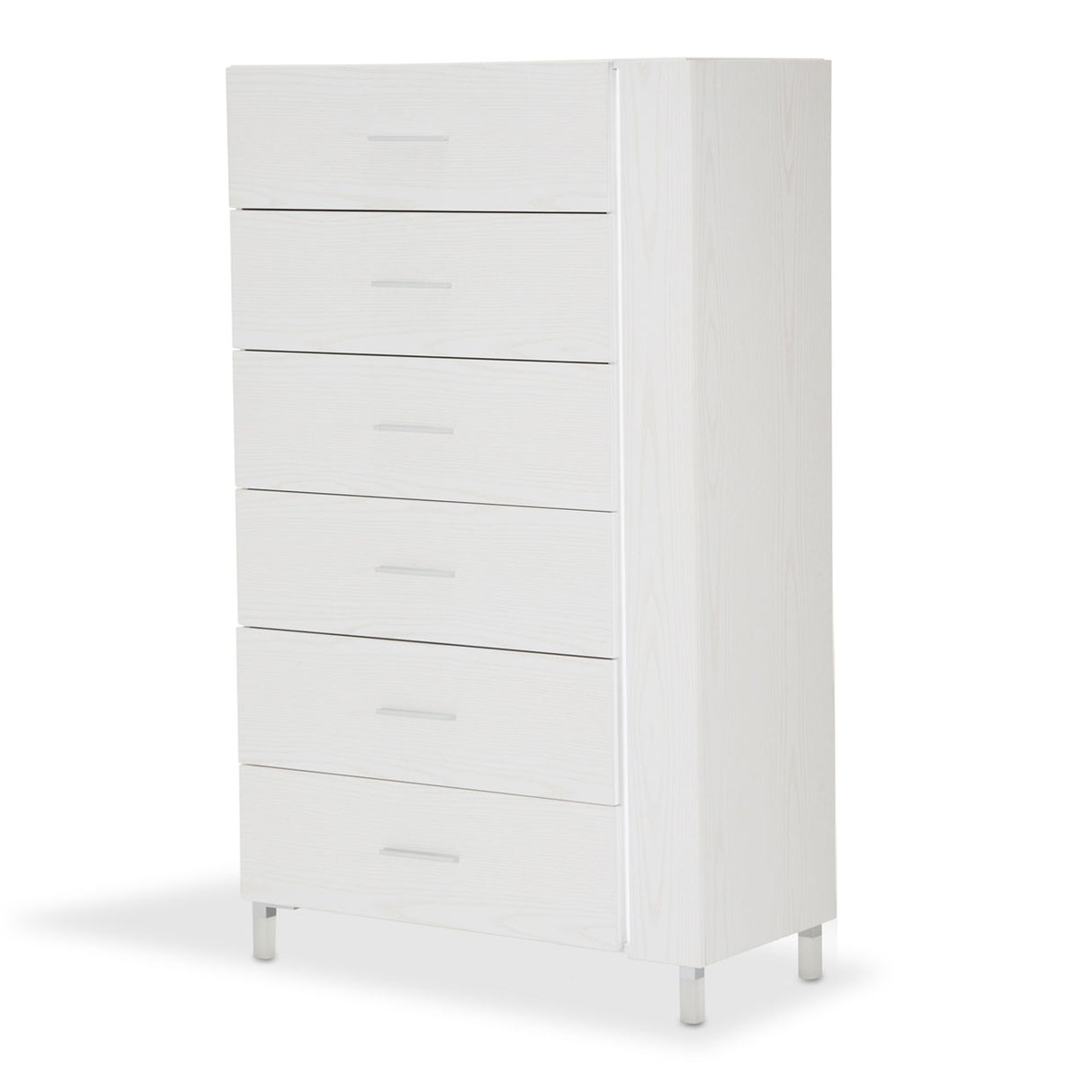 Lumiere Frost 6 Drawer Vertical Storage Cabinets with LED Lighting