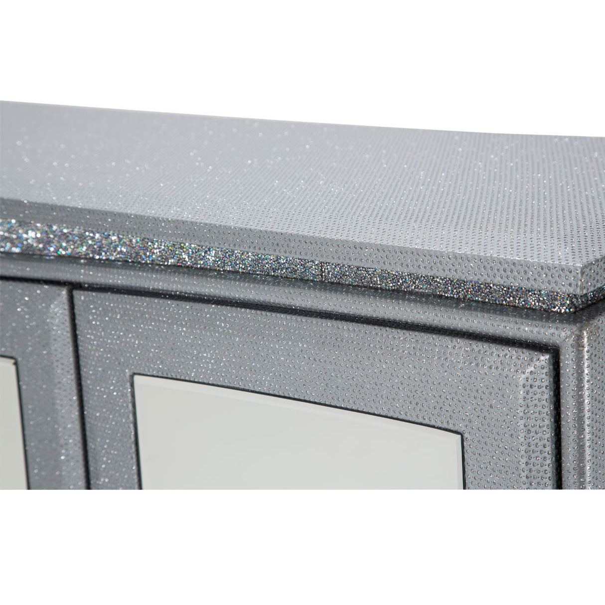Melrose Plaza Dove Sideboard With Mirror from Michael Amini - Luna Furniture